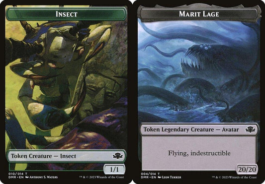 Insect (010) // Marit Lage (004) Double-Sided Token - Foil