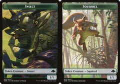 Insect (010) // Squirrel (013) Double-Sided Token - Foil