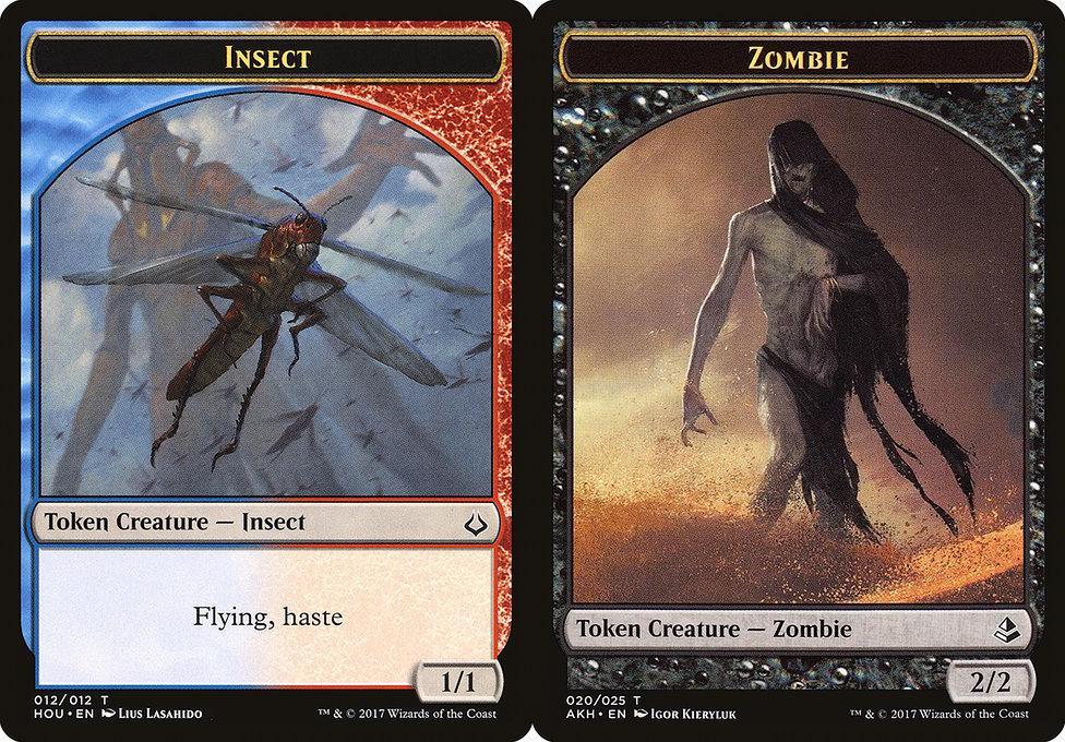Insect (012) // Zombie (020) Double-Sided Token