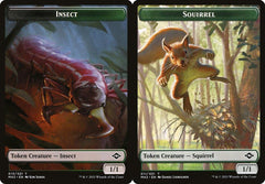 Insect (013) // Squirrel (011) Double-Sided Token - Foil