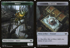 Insect (013) // Treasure (018) Double-Sided Token - Foil