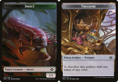 Insect (013) // Treasure (021) Double-Sided Token - Foil