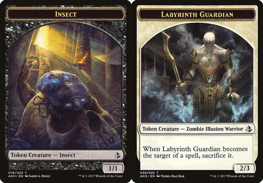 Insect (019) // Labyrinth Guardian (008) Double-Sided Token