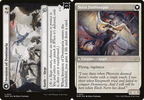 Invasion of Dominaria // Serra Faithkeeper - Foil