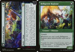 Invasion of Ixalan // Belligerent Regisaur - Foil