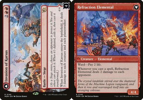 Invasion of Karsus // Refraction Elemental - Foil