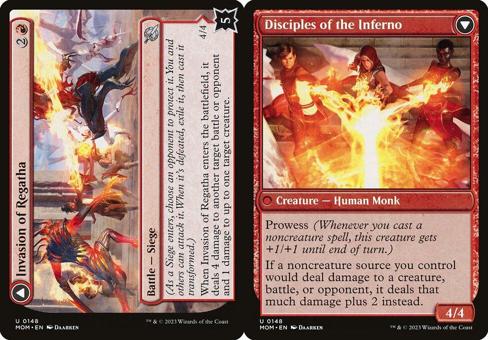 Invasion of Regatha // Disciples of the Inferno - Foil