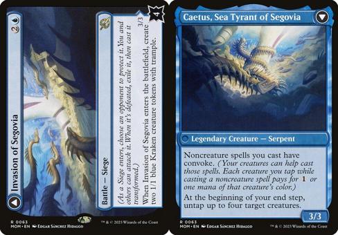 Invasion of Segovia // Caetus, Sea Tyrant of Segovia