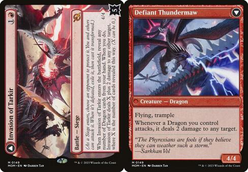 Invasion of Tarkir // Defiant Thundermaw - Foil