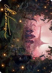 Invasion of Eldraine (24/81) Art Card (AMOM) - Gold-Stamped Signature