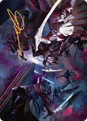 Invasion of Kamigawa (12/81) Art Card (AMOM) - Gold-Stamped Signature