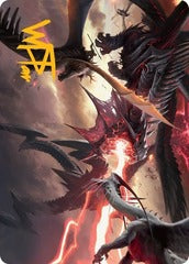 Invasion of Tarkir (34/81) Art Card (AMOM) - Gold-Stamped Signature