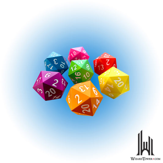 Individual Dice - Foam Assorted d20