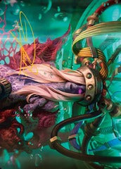 Jenova, Ancient Calamity (14/53) Art Card (AFIN) - Gold-Stamped Signature