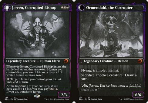 Jerren, Corrupted Bishop // Ormendahl, the Corrupter - Foil