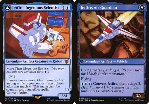 Jetfire, Ingenious Scientist // Jetfire, Air Guardian (003) - Foil