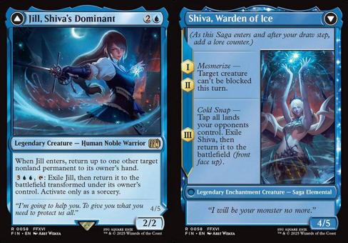 Jill, Shiva's Dominant // Shiva, Warden of Ice - Foil