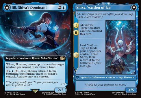Jill, Shiva's Dominant // Shiva, Warden of Ice (0438) (Extended Art)