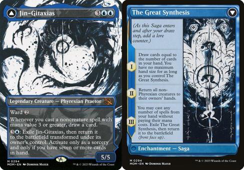 Jin-Gitaxias // The Great Synthesis (0294) (Borderless) (Showcase)