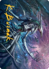 Jin-Gitaxias (13/81) Art Card (AMOM) - Gold-Stamped Signature