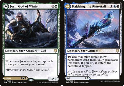 Jorn, God of Winter // Kaldring, the Rimestaff - Foil