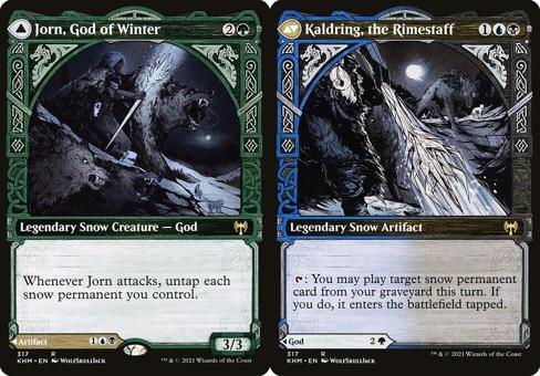 Jorn, God of Winter // Kaldring, the Rimestaff (317) (Showcase)