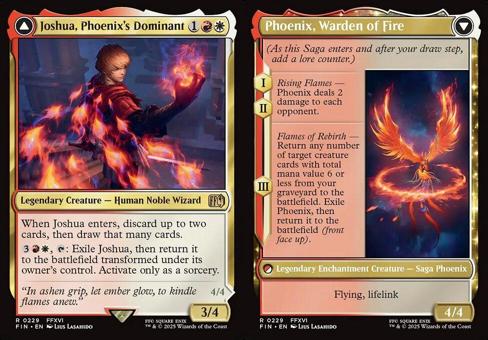 Joshua, Phoenix's Dominant // Phoenix, Warden of Fire - Foil