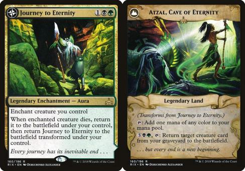Journey to Eternity // Atzal, Cave of Eternity - Foil