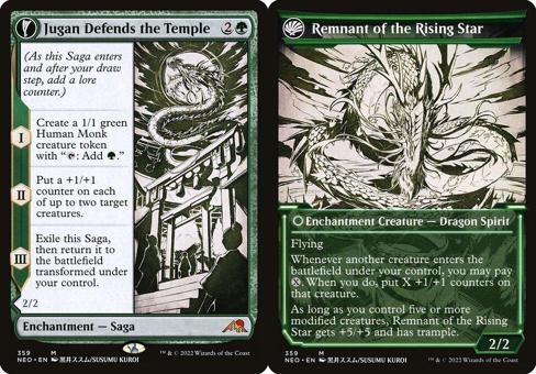 Jugan Defends the Temple // Remnant of the Rising Star (359) (Showcase)