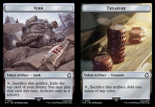 Junk (0015) // Treasure (0018) Double-Sided Token