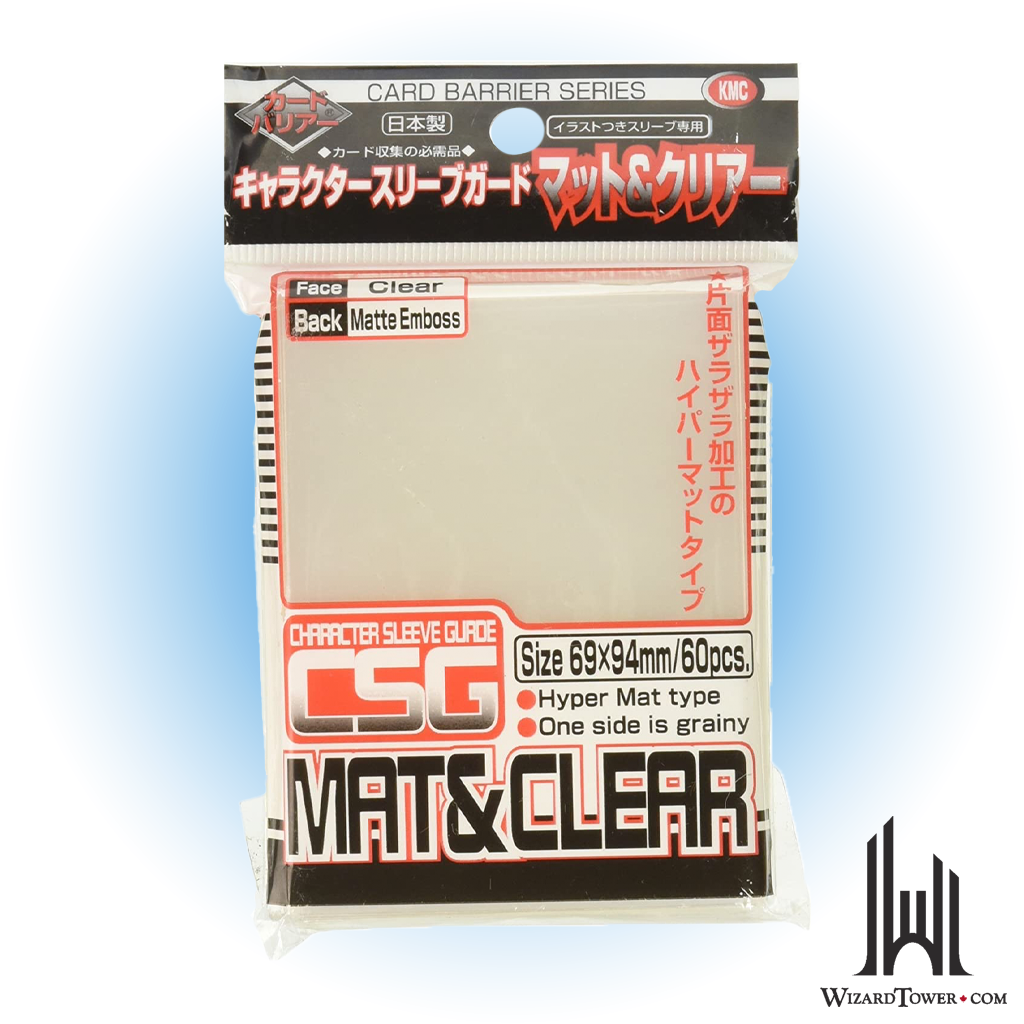 Deck Protectors - KMC Character Sleeve Matte Clear 60ct