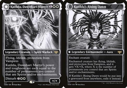 Katilda, Dawnhart Martyr // Katilda's Rising Dawn (317) (Showcase) - Foil