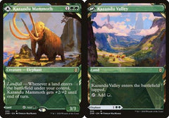 Kazandu Mammoth // Kazandu Valley (305) (Showcase) - Foil