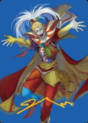 Kefka, Court Mage (46/53) Art Card (AFIN) - Gold-Stamped Signature