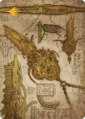 Key to the City (65/81) Art Card (ABRO) - Gold-Stamped Signature