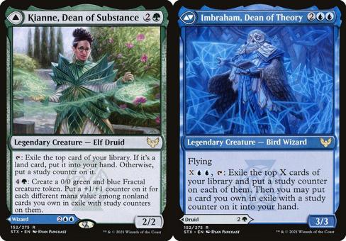 Kianne, Dean of Substance // Imbraham, Dean of Theory - Foil