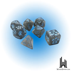 Dice Set - Kitten Grey 7ct
