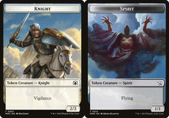 Knight (0007) // Spirit (0014) Double-Sided Token