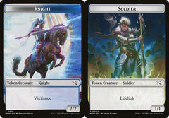 Knight (0010) // Soldier (0002) Double-Sided Token - Foil