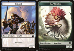 Knight (002) // Saproling (008) Double-Sided Token