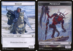 Knight (003) // Phyrexian (008) Double-Sided Token - Foil