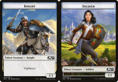 Knight (004) // Soldier (005) Double-Sided Token - Foil