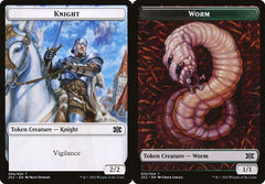 Knight (005) // Worm (020) Double-Sided Token - Foil