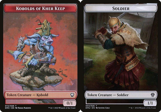 Kobolds of Kher Keep (013) // Soldier (004) Double-Sided Token - Foil