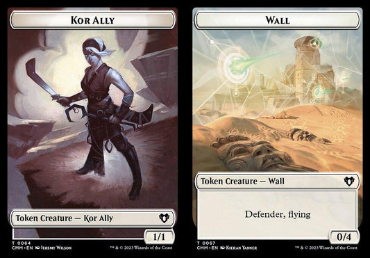 Kor Ally (0064) // Wall (0067) Double-Sided Token