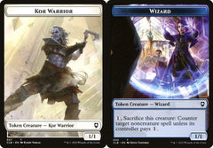 Kor Warrior (027) // Wizard (030) Double-Sided Token