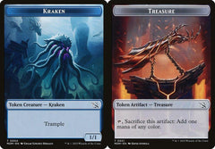 Kraken (0004) // Treasure (0021) Double-Sided Token - Foil