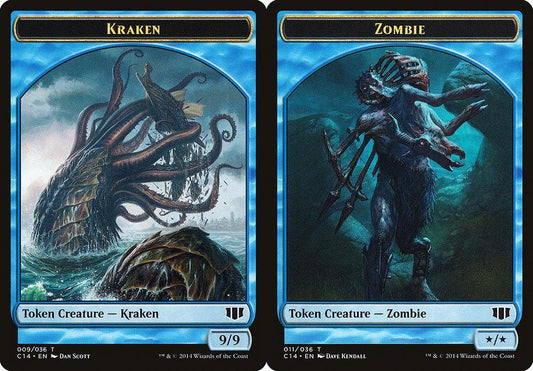 Kraken (009) // Zombie (011) Double-Sided Token