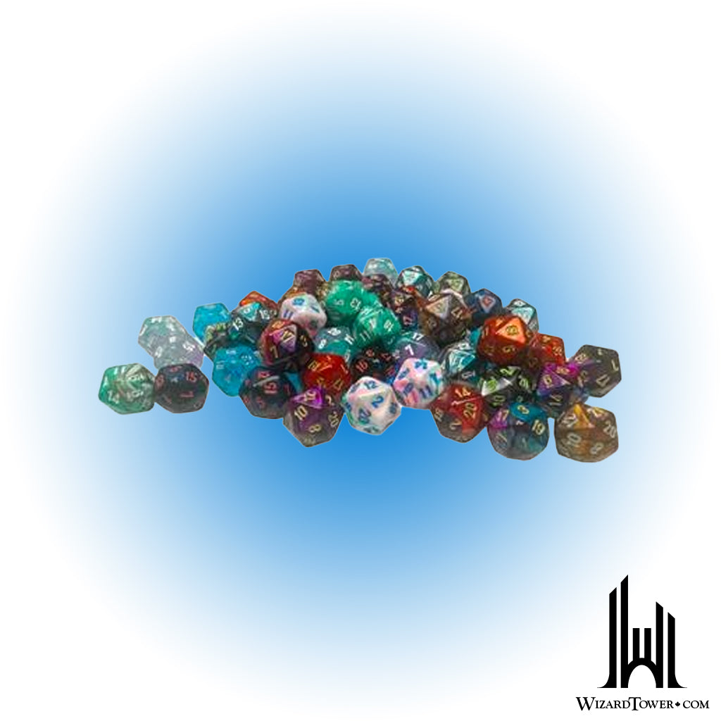 Dice Set - Assorted Mini d20 50ct