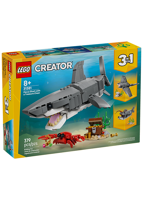 LEGO Set - Fierce Shark with a Treasure Chest